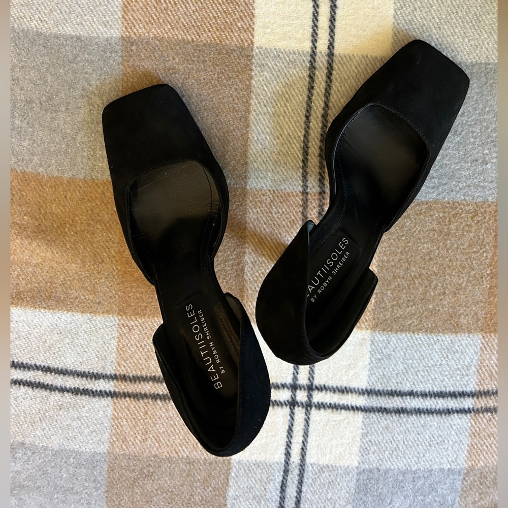 Beautiisoles by Robyn Shrieber Made in Italy 🇮🇹 Women's Black Heels Size 9.5